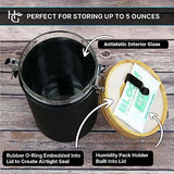 Airtight Jar with Built in Hygrometer (5 ounces / 2.5 Liter) - Secret Stashing - Concealment Furniture, Diversion Safes, Home Security Safes