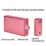 Power Bank - 8.5 ounce concealed flask container