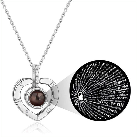I Love You Necklace - Hide your money and passport and keep it safe when traveling with clothes and jewelry with secret compartments -Secret Stashing