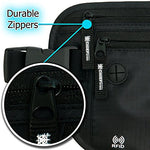 Money Belt RFID Blocking Undercover Hidden Waist Stash - Secret Stashing - Concealment Furniture, Diversion Safes, Home Security Safes