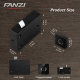 Fingerprint Cabinet Smart Biometric Lock - Secret Stashing - Concealment Furniture, Diversion Safes, Home Security Safes