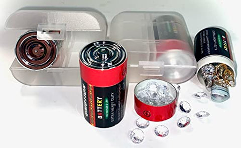 Fake D-Size Battery Safe - Secret Stashing - Concealment Furniture, Diversion Safes, Home Security Safes