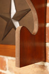 Wooden Gun Concealment Bench with Nail Head Accents - Secret Stashing - Concealment Furniture, Diversion Safes, Home Security Safes