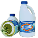 Clorox Bleach Large 55oz Bottle Diversion Safe - Diversion Safes - Hide your stash and money in everyday items that contain secret compartments, if they don't see it, they can't get it -Secret Stashing