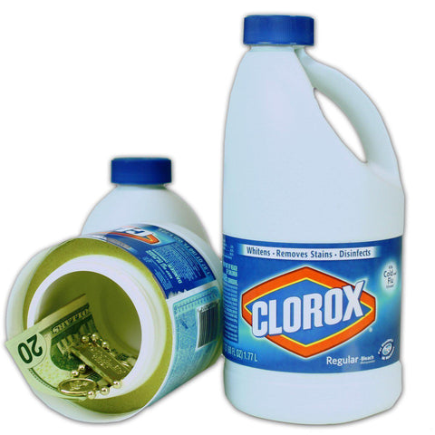 Clorox Bleach Large 55oz Bottle Diversion Safe - Diversion Safes - Hide your stash and money in everyday items that contain secret compartments, if they don't see it, they can't get it -Secret Stashing