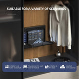 Biometric Wall Safe with Gas Strut for Quick Access - Secret Stashing - Concealment Furniture, Diversion Safes, Home Security Safes