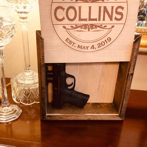 Personalized Hidden Gun Safe or Jewelry Concealment - Secret Stashing - Concealment Furniture, Diversion Safes, Home Security Safes