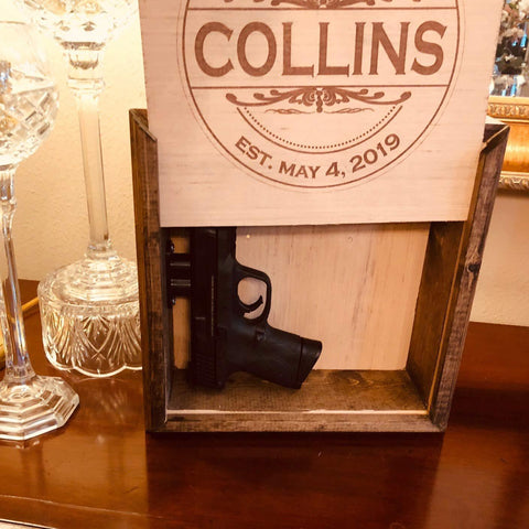 Personalized Hidden Gun Safe or Jewelry Concealment - Concealment furniture and gun concealment furniture to hide your money, pistol, rifle or other weapons, keep guns safe away from kids with hidden compartment furniture -Secret Stashing