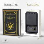 Real Pages Portable Diversion Book Safe (The Constitution of The United States of America) - Diversion Safes - Hide your stash and money in everyday items that contain secret compartments, if they don't see it, they can't get it -Secret Stashing
