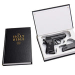 Concealed Gun Storage - Bible Book Safe for Compact Handguns - Secret Stashing - Concealment Furniture, Diversion Safes, Home Security Safes