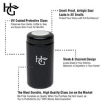 Stash Jar and Smell Proof Container - Secret Stashing - Concealment Furniture, Diversion Safes, Home Security Safes