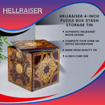Hellraiser 4-Inch Puzzle Stash Box Storage - Diversion Safes - Hide your stash and money in everyday items that contain secret compartments, if they don't see it, they can't get it -Secret Stashing