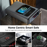 Biometric Smart Safe with Built-in Wireless Phone Charger