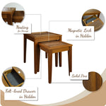 End Table Concealment Furniture with a Secret Compartment - Secret Stashing - Concealment Furniture, Diversion Safes, Home Security Safes