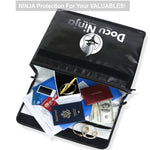 Waterproof Fireproof Document Bags - DIY hidden compartments and diversion safes, build you own secret compartment to keep your money and valuables safe and avoid theft and stealing by burglars -Secret Stashing