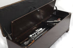 Wooden Gun Concealment Bench with Nail Head Accents - Secret Stashing - Concealment Furniture, Diversion Safes, Home Security Safes