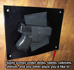 Under The Desk Holster - Secret Stashing - Concealment Furniture, Diversion Safes, Home Security Safes