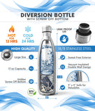 Diversion Safe Water Bottle - Diversion Safes - Hide your stash and money in everyday items that contain secret compartments, if they don't see it, they can't get it -Secret Stashing