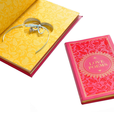 Heart Shaped Jewelry Book Safe - Secret Stashing - Concealment Furniture, Diversion Safes, Home Security Safes