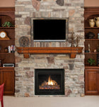 Fireplace Mantel Shelf - Concealment furniture and gun concealment furniture to hide your money, pistol, rifle or other weapons, keep guns safe away from kids with hidden compartment furniture -Secret Stashing