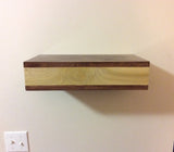 Rustic wood floating shelf with hidden compartment - Concealment furniture and gun concealment furniture to hide your money, pistol, rifle or other weapons, keep guns safe away from kids with hidden compartment furniture -Secret Stashing
