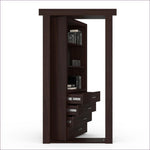 Cherry Dark Brown Stained Right-Hand Inswing Secret Door - Secret Stashing - Concealment Furniture, Diversion Safes, Home Security Safes