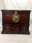 Vintage Handmade Wooden Chest Magical Box with Secret Compartments - Secret Stashing - Concealment Furniture, Diversion Safes, Home Security Safes