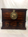 Vintage Handmade Wooden Chest Magical Box with Secret Compartments - Secret Stashing - Concealment Furniture, Diversion Safes, Home Security Safes