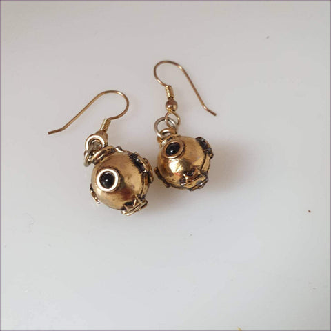 Secret Compartment Earrings - Hide your money and passport and keep it safe when traveling with clothes and jewelry with secret compartments -Secret Stashing