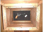 Wood Storage Box with Hidden Compartment - Concealment furniture and gun concealment furniture to hide your money, pistol, rifle or other weapons, keep guns safe away from kids with hidden compartment furniture -Secret Stashing