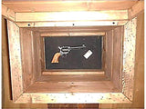 Wood Storage Box with Hidden Compartment - Concealment furniture and gun concealment furniture to hide your money, pistol, rifle or other weapons, keep guns safe away from kids with hidden compartment furniture -Secret Stashing