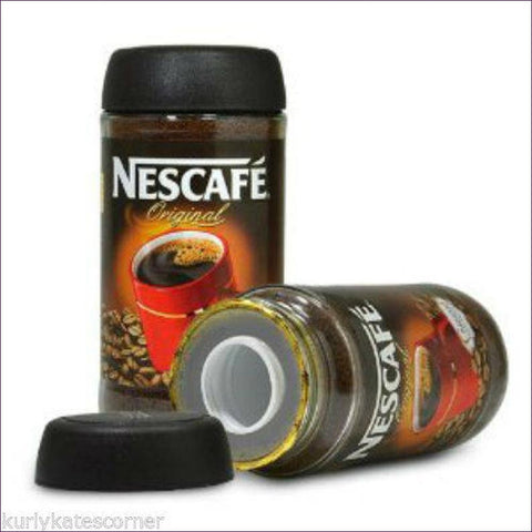 Large Nescafe Coffee Diversion Safe for Hiding Valuables in Plain Sight - Diversion Safes - Hide your stash and money in everyday items that contain secret compartments, if they don't see it, they can't get it -Secret Stashing