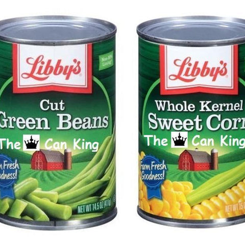 Libby's Green Beans and Corn Diversion Can Safe - 2 Pack - Secret Stashing - Concealment Furniture, Diversion Safes, Home Security Safes