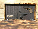John Wayne "Life is Hard" Mini Gun Secret Storage Sign - Secret Compartment Decor with hidden compartments to stash your valuables -Secret Stashing