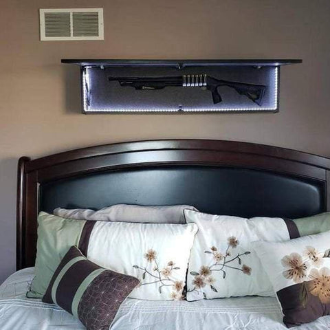 Romantic Hidden Gun Storage Sign - Concealment furniture and gun concealment furniture to hide your money, pistol, rifle or other weapons, keep guns safe away from kids with hidden compartment furniture -Secret Stashing